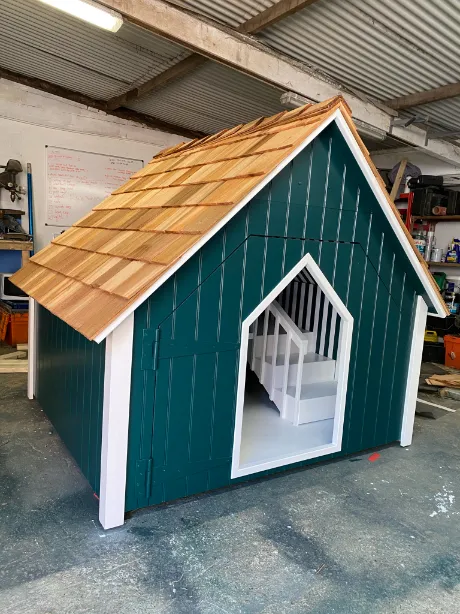 Steep Cedar Shingle Roof